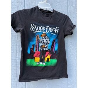 Snoop Dogg Joe Cool Tha Dogg Collection Graphic T-Shirt Black Small Rap Tee 2022